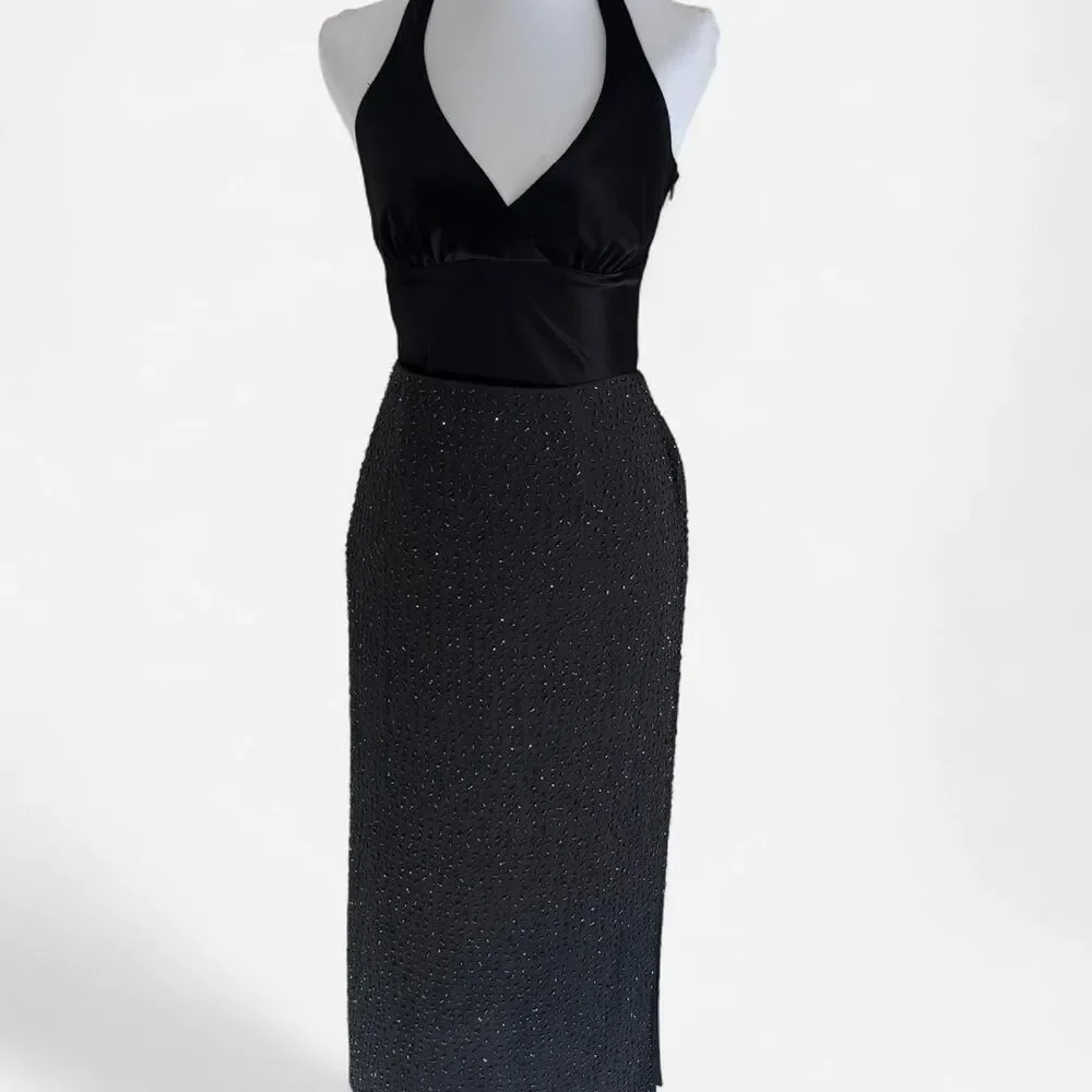 Dana-buchman Women's Black Skirt